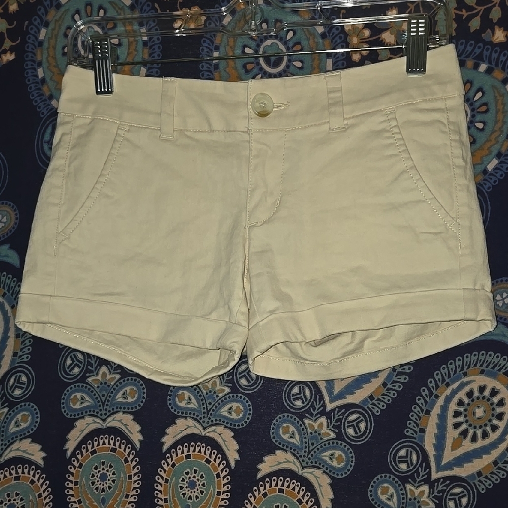 American Eagle Sz 00 Midi Cuffed Shorts